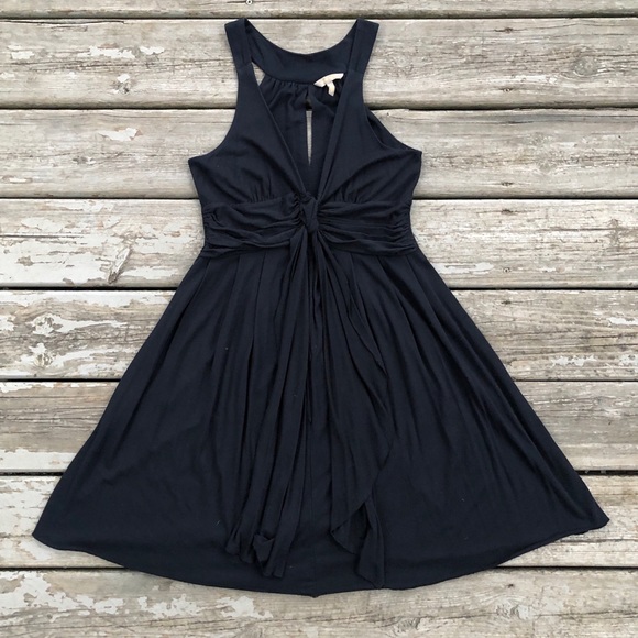 Old Navy Black Cocktail Soft T-shirt Dress sz S - Picture 2 of 6